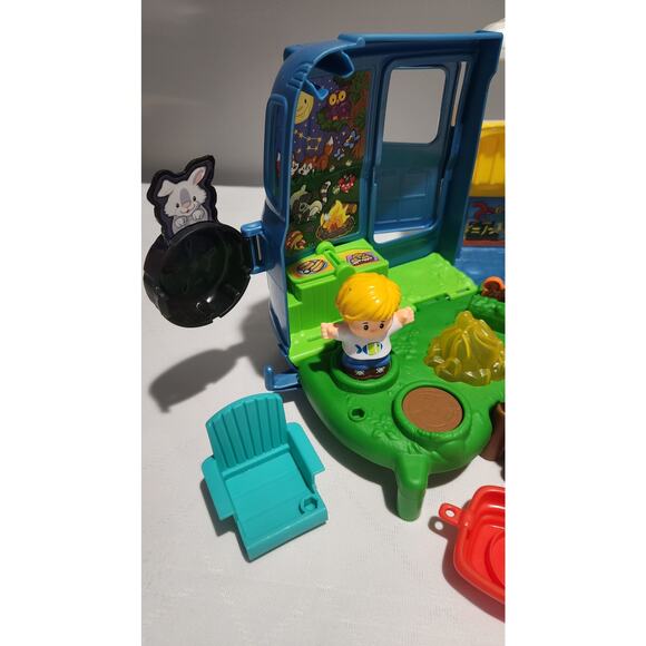 Fisher Price Little People Songs & Sounds Camper RV Complete Works - Picture 3 of 10